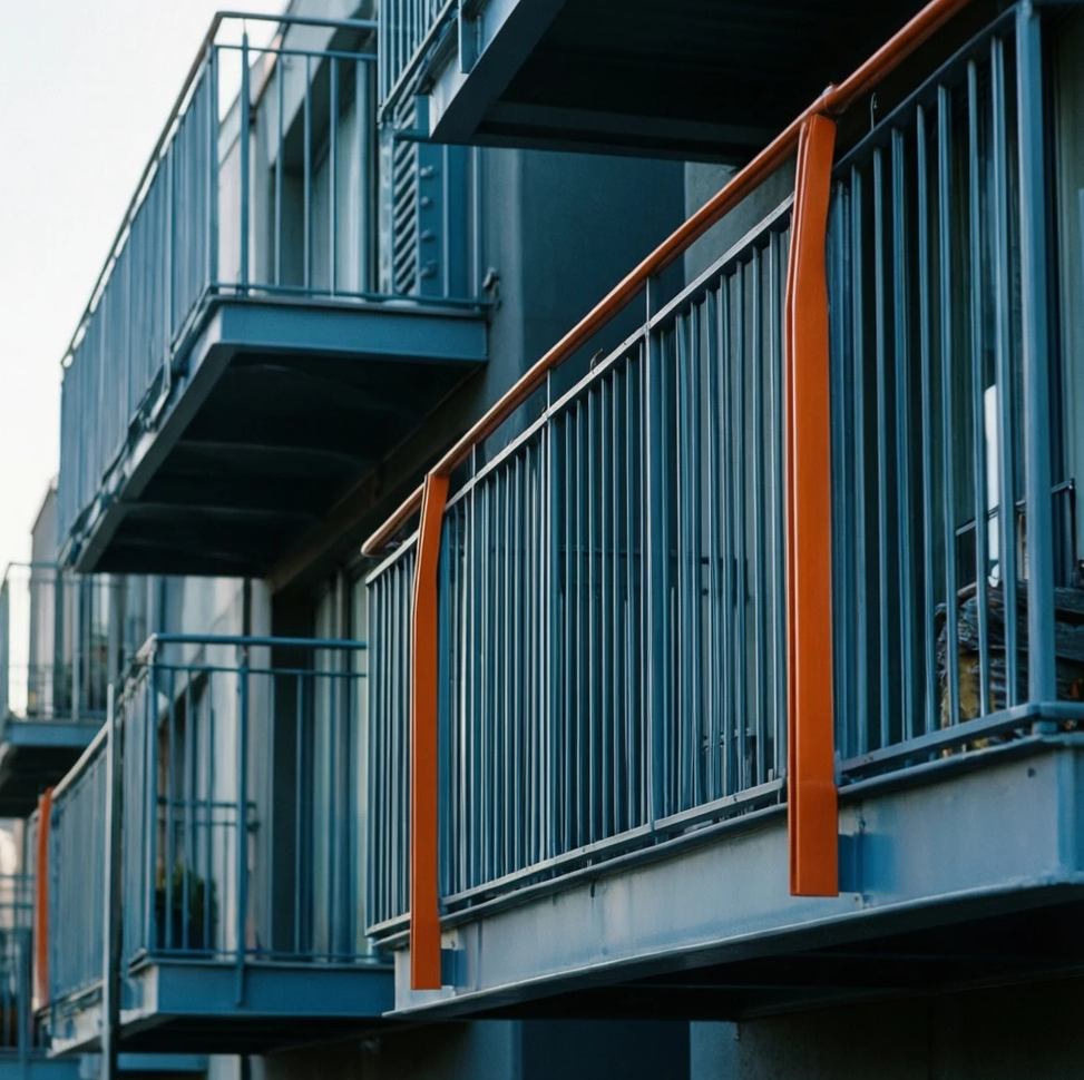 Projet résidentiel — Balcons sécurisés
