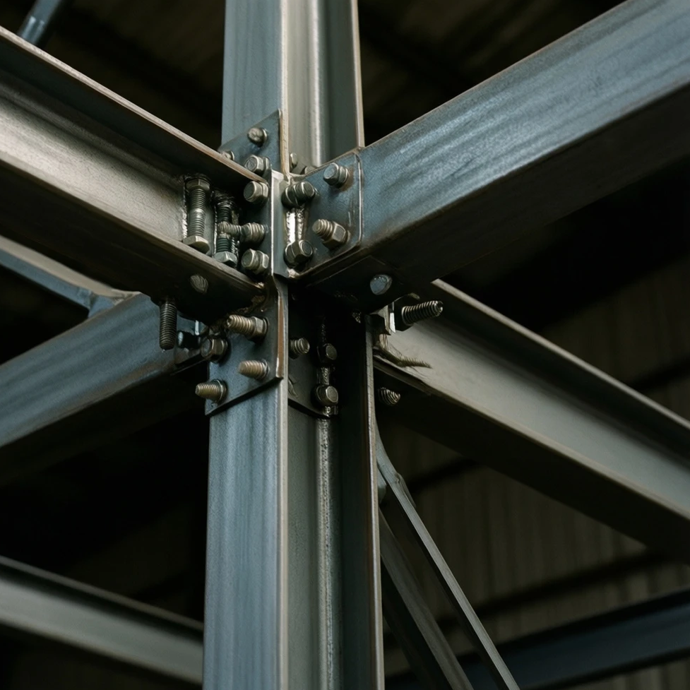 Structure métallique pour entrepôt